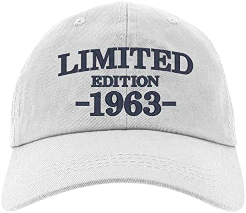 60th Birthday Limited Edition 1963 Baseball Cap - todas as partes originais