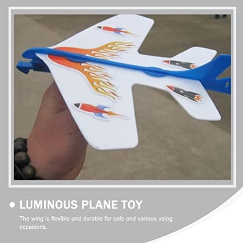 LioBo Kids Toys Toys Toys Grandes Plano de espuma de arremesso: 5pcs Slingshot planing planing hands jogando o avião voo voo de vôo