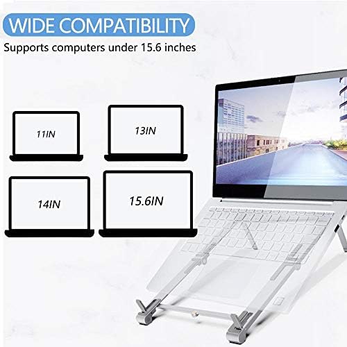 Suporte de ondas de caixa e montagem compatível com Gateway Ultra Slim Notebook GWNC21524 - Pocket Aluminium Stand 3 -em -1,