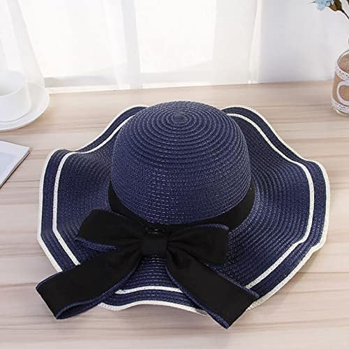 Chapéus para homens e mulheres + chapéus de panamá e chapéus de palha Florence Straw Sun Hat Unisex Summer Wide Brim Fedora