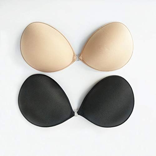 Jflyou-Bra for Mulher, Moda Ladies Ásolas de Sílica Gel de Sílica Gel Invisível Bra Bra de Silicone