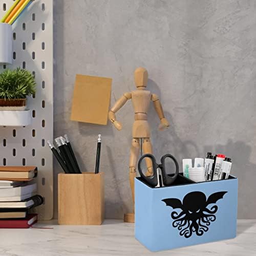 Cool Cthulhu Lápis portador Multifunction Desktop Pen Cup Organizador de papelaria de computadores para o escritório em casa um