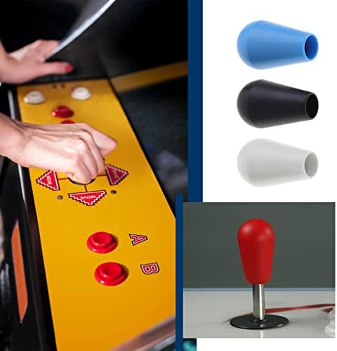 4pcs elipse oval joystick cabeçote bola de bola de top handle para m5 parafuso joystick arcade jogo diy peças de reposição de joystick acessórios de joystick