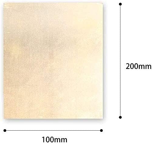 Zhengyyuu placa de latão placa de latão folha de latão Metal Off Cortes de qualidade Prime H62 Folha de latão, tornando