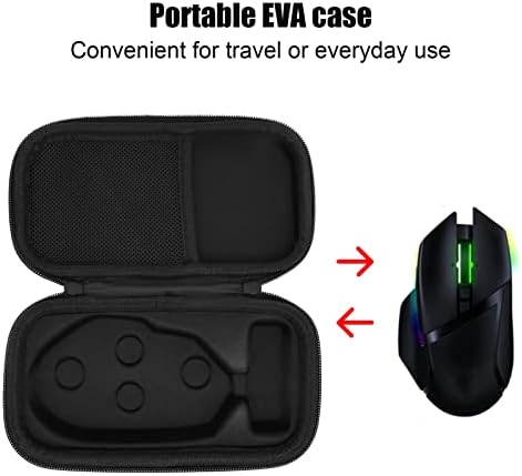 Mouse de jogos EVA Case para Razer Basilisk Ultimate, Bolsa de Travel de Armazenamento por Mouse portátil Saco de transporte para