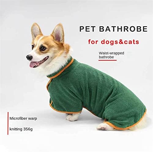 Gsportfis Bathrobe Robe Bath Bath Robe Pet Casat absorvente super rápido seco macio ajustável