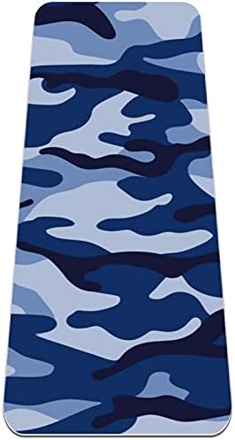 Siebzeh azul marinho cinza Camouflage cor premium grossa de ioga mato ecológico saúde e fitness non slip tapete para