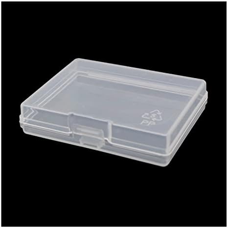 PZRT 8PCS PLÁSTICA Caixa quadrada de plástico transparente 58x45mm Caixa de contêineres de armazenamento para itens pequenos