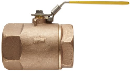 APOLLO 70-100 Série Bronze Ball Valve, duas peças, embutida, alavanca de trava, 1 NPT feminina