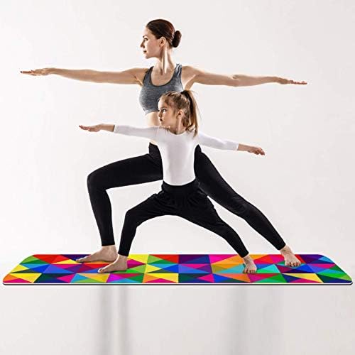 Siebzeh colorido grade xadrez premium de ioga grossa MAT ecológico Saúde e fitness não deslizam para todos os tipos