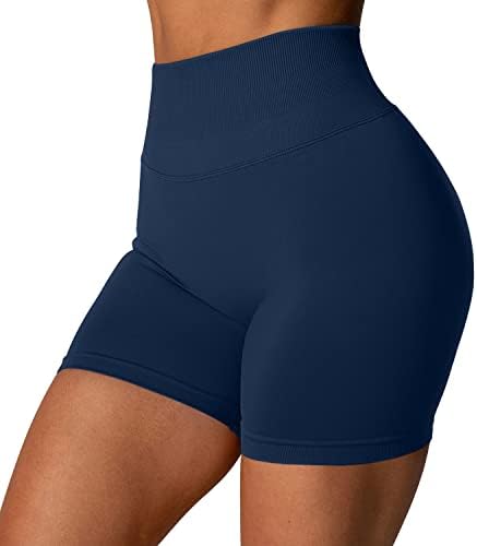 Ruuhee Women Workless Workout Shorts Levantamento de Butting High Wistist