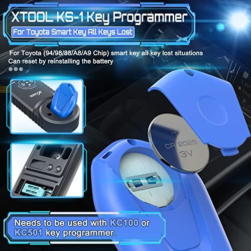 XTOOL KS-1 O programador de chips de chave para Toyota/Lexus/Scion All Smart Keys Lost, precisa trabalhar em conjunto com KC100 ou KC501