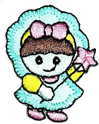 Kleenplus 3pcs. Mini Blue Angel Patches adesivo Artes Little Girl Angel Cute desenho animado Patch Sign Symbol Costume