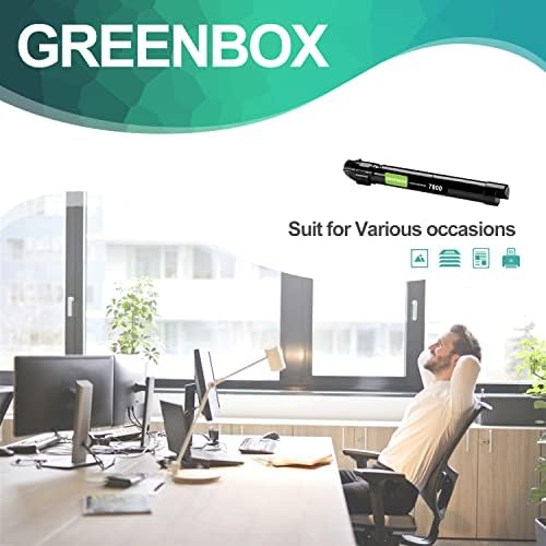 GreenBox compatível 7800 de alto rendimento Toner preto Substituição de cartucho para Xerox 106R01569 Para Phaser 7800 7800DN 7800DX 7800GX Impressora