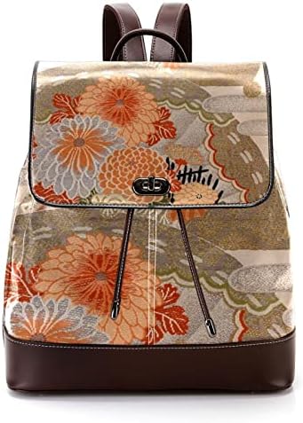 Mochila de viagem VBFOFBV para mulheres, caminhada de mochila ao ar livre esportes mochila casual Daypack, Chrysântemo japonês