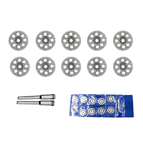 10pcs 22mm Diamond Cutting Discos Mini diamante corte o rotativo Discos de corte de ferramentas de corte de DIY Ferramentas Acessórios