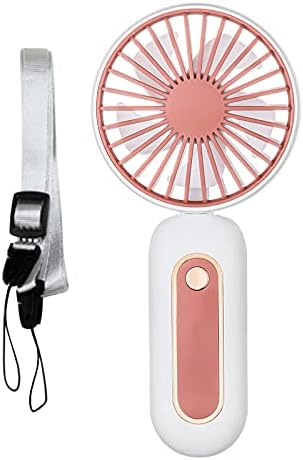 Parodais fãs rotativos, mini portátil USB Charging Fan Desk Top Top portátil dobrável pescoço fã portátil ventiladores