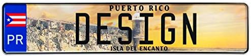 Placa de Licultura de Estilo do Euro Custom de Porto Rico