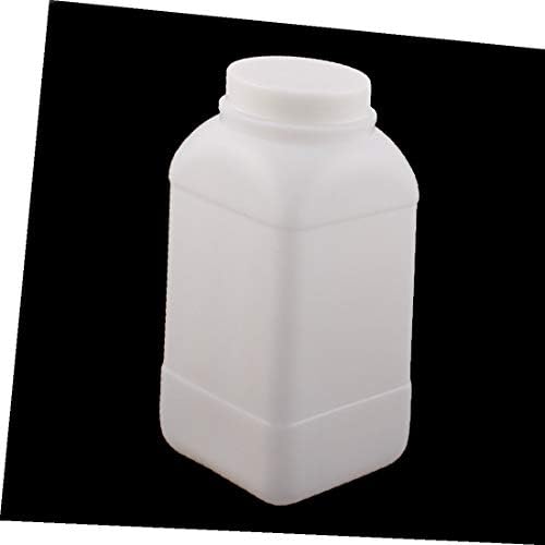 X-Dree 5pcs 1000ml Plástico quadrado de boca larga amostra química da garrafa de reagente (5pcs 1000ml Bottiglia di reagente