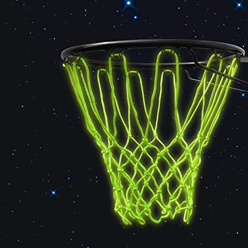 Substituição de rede de basquete brilhante de qualidade premium -Todos os clima anti -chicote, se encaixam em interior