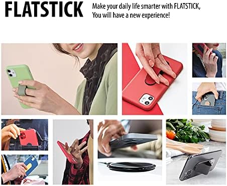 MOMOSTICK FLATSTICK, suporte para alça de dedo do telefone celular para a mão, suporte para celular, novo moto de dedo esbelto compatível