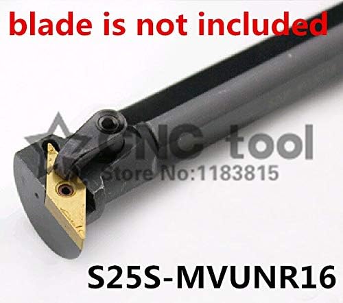 FINCOS S25S-MVUNR16/ S25S-MVUNL16, Ferramenta de torneamento interno de 93 graus, barra de perfuração de ferramentas de torno, ferramenta
