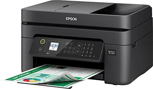 Impressora EP-Son WF28 Series, impressora a jato de tinta colorida All-in-One, Fax de varredura de cópia impressa, sem fio, impressão móvel, impressão automática de 2 lados, 1,44 LCD, com cabo de impressora MTC