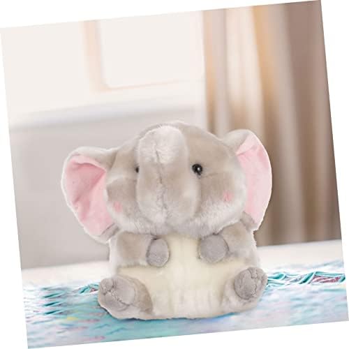 Toyvian 1pc Pluxus Toy Fuzzy Pillows for Kids Pillow Pillow Pillow Pilled Plexhy Plexhow Plexh Pillow Pillow recheado de elefante de elefante elefante estatueta brinquedo de brinquedo de pelúcia cinza