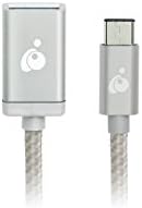 Iogear Charge & Sync USB-C ao Adaptador Tipo A USB, Prata, G2LU3CAF10-SIL