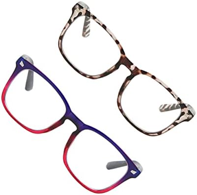 Soimiss 2pcs anti-nerd bloqueio de quadros de bloqueio de estilo anti-azul homens óculos de óculos de design falsificado