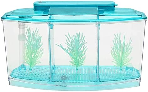 Mini tanque de peixes aquário aquário aquário LED Splitter Splitter Filter Water O cascalho tem que ir