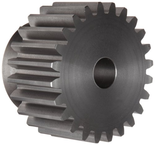 Ametric 20S2020 polegadas Aço de aço MPB Gear, 20 graus 20dp, 20 dentes, 1/2 polegada +/- 1/16 Bore piloto, largura