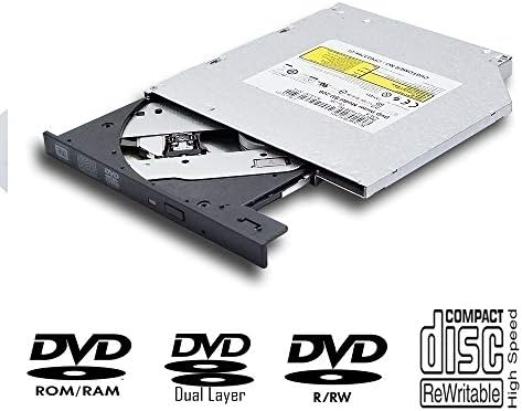 Laptop interno DVD CD Burner de 9,5 mm SATA Optical Drive Substituição, para Dell HP Lenovo ASUS SONY SAMSUNG Notebook