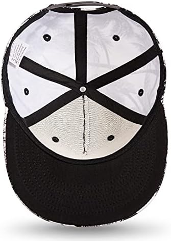 Quanhaigou Classic Snapback Hat Hip Hop Flat Bill Visor Cap - Chapéus de beisebol ajustáveis ​​para adultos unissex