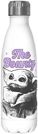 Star Wars Bounty 17 oz Botthe de água em aço inoxidável, 17 onças, multicolorido