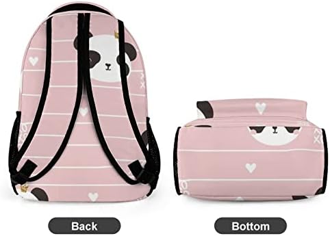 Mochila da escola Padrões de animais Panda Backpack Backpack Backpack para viagens de compras de viagens