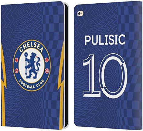 Designs de capa principal licenciados oficialmente Chelsea Football Club Christian Pulisic 2021/22 Plauts Kit Home Kit Livro Caso Flip Caso Compatível com Apple iPad Air 2