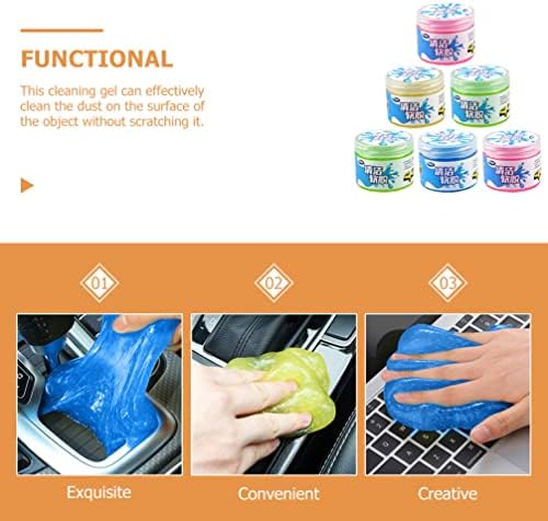 Mobestech Car Cleaner Interior Carro Limpador de interiores Limpador de limpeza de 6pcs Limpeza de limpeza para laptop