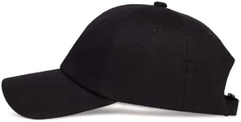 Cap de hambúrguer preto bordado para homens e mulheres, boné de beisebol ajustável