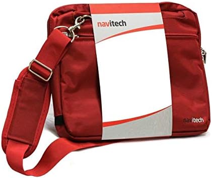 Navitech Red Graphics Tablet Case/Bag Compatível com o tablet de redação do BOOGIE PABLE 8.5 LCD