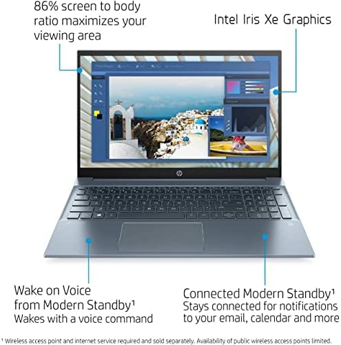 Pavilhão HP 15.6 '' FHD Laptop de negócios de tela sensível
