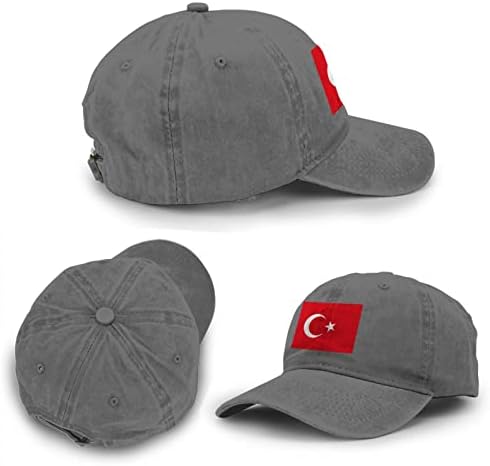 Capace de beisebol da bandeira turca Ajustável Ajustável Chapéu de moda clássica de chapéu de moda para homens
