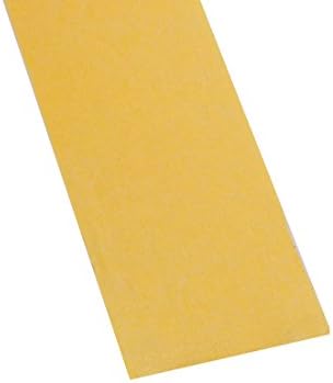 Aexit Crepe Paper Equipamento elétrico Fita de máscara de uso geral Amarelo de 18 mm de largura de 50 metros de comprimento