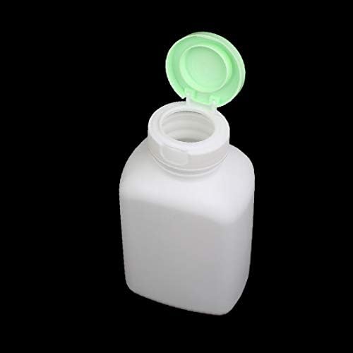 X-Dree 250ml HDPE Plástico Experiência em forma de laboratório garrafa Branco Branco 2pcs (250ml HDPE BOTELLA de Experimenta de Laboratorio