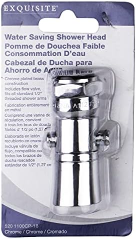 LDR Industries 520 1100cp-18 Savor de economia de água com controle de fluxo de botão, latão cromado