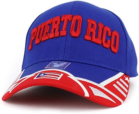 Trendy Apparel Shop Porto Rico 3D Bordado Band -Base de Baseball Bonga