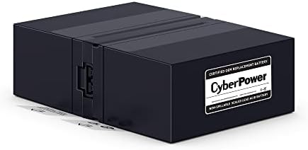 CyberPower RB1280x2b UPS Substituição Cartucho de bateria, livre de manutenção, instalação do usuário, 12V/8ah