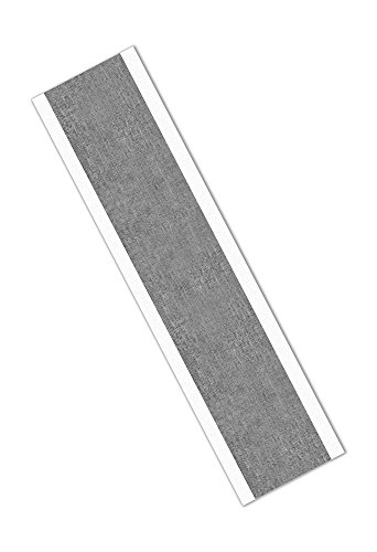 Fita de alumínio de alumínio prateado com tapecase com adesivo acrílico condutor, convertido de 3m 1170, 18 jardas de comprimento, largura de 12 , rolo