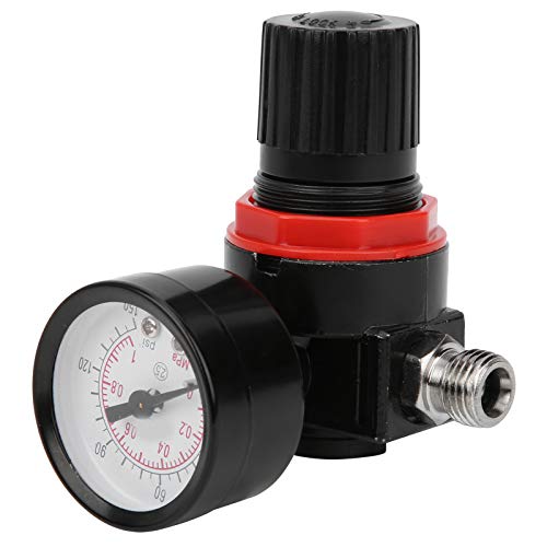 Regulador de pressão, regulador ajustável de 0 a 150 psi ferramenta pneumática com medidor para ferramentas