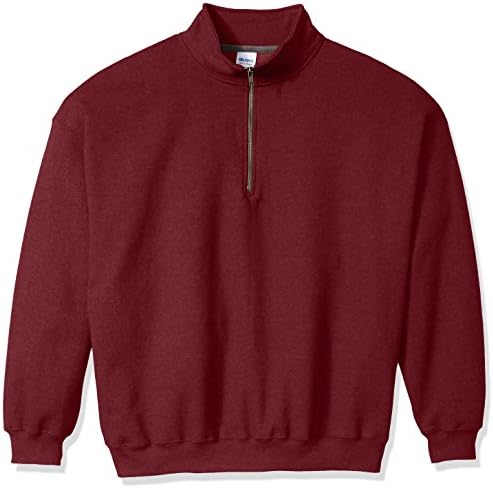 Gildan Mens Fleece Quarter-Zip Cadet Collar Sweatshirt, estilo G18800